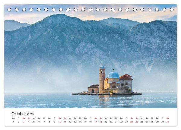 Produktbild: L&auml;nder der Adria (Tischkalender 2026 DIN A5 quer), CALVENDO Monatskalender