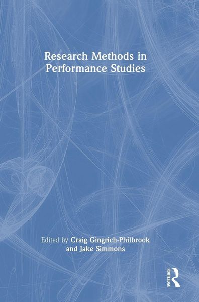 Produktbild: Research Methods in Performance Studies