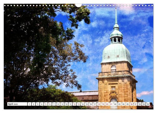 Magisches Darmstadt (Wandkalender 2025 DIN A3 quer), CALVENDO Monatskalender
