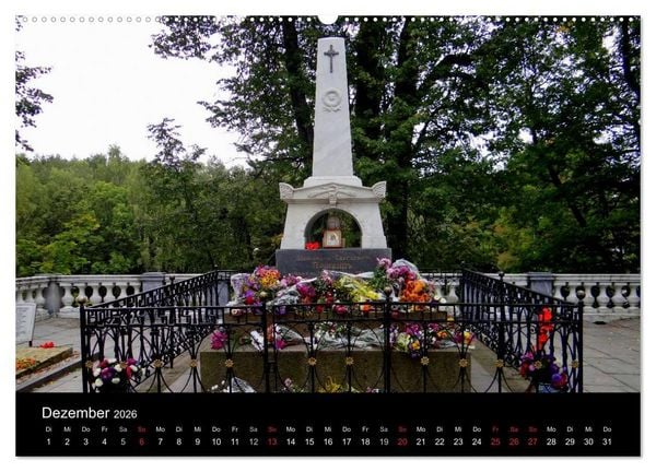 Produktbild: PUSCHKINS RUSSLAND (Wandkalender 2026 DIN A2 quer), CALVENDO Monatskalender