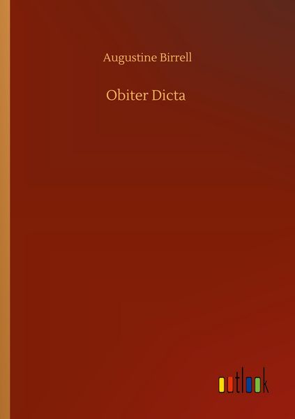 Produktbild: Obiter Dicta