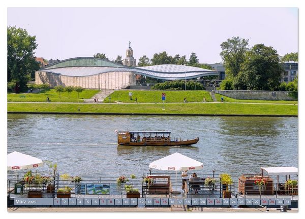 Produktbild: Krakau. Ein Spaziergang durch Polens kulturelles Herz (hochwertiger Premium Wandkalender 2026 DIN A2 quer), Kunstdruck in Hochglanz