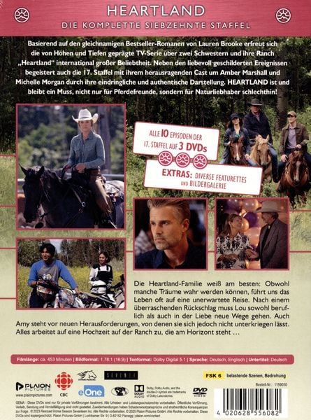 Heartland - Paradies für Pferde - Staffel 17 [3 DVDs]