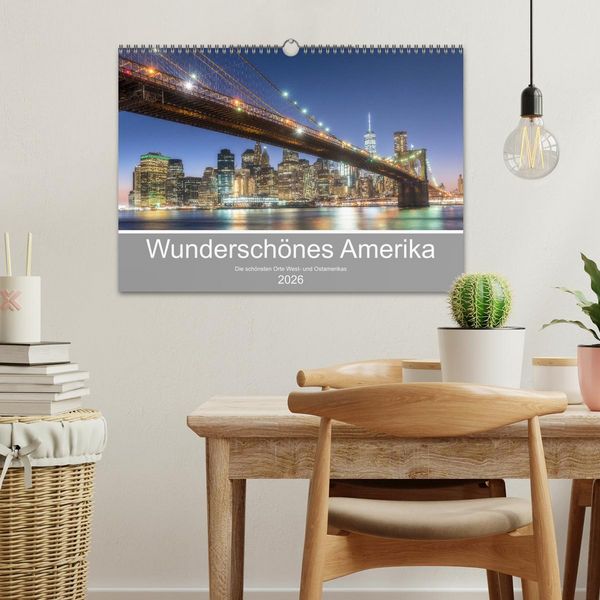 Produktbild: Wundersch&ouml;nes Amerika (Wandkalender 2026 DIN A3 quer), CALVENDO Monatskalender