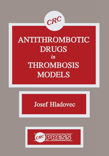Produktbild: Antithrombotic Drugs in Thrombosis Models