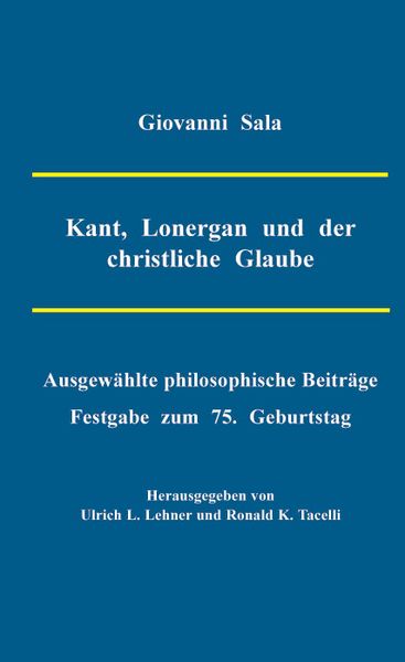 Produktbild: Kant, Lonergan und der christliche Glaube