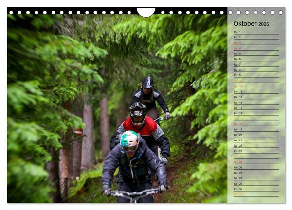 Produktbild: Downhill Moments (Wandkalender 2026 DIN A4 quer), CALVENDO Monatskalender