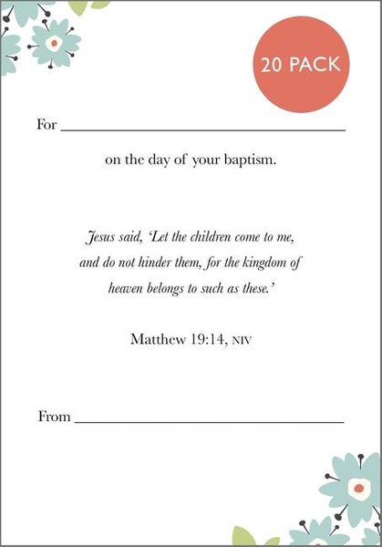 Produktbild: Spck: Baptism Card 2024