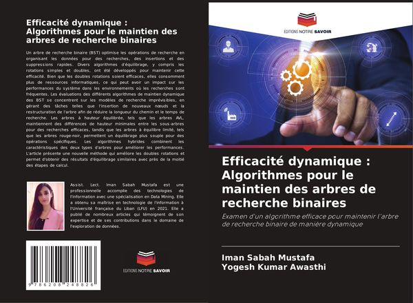 Produktbild: Efficacit&eacute; dynamique : Algorithmes pour le maintien des arbres de recherche binaires