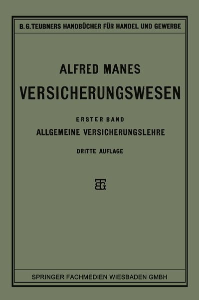Produktbild: Versicherungswesen