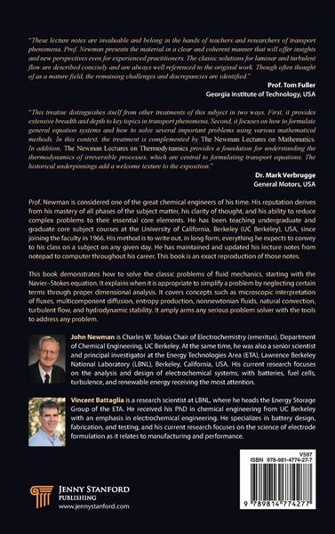 Produktbild: The Newman Lectures on Transport Phenomena