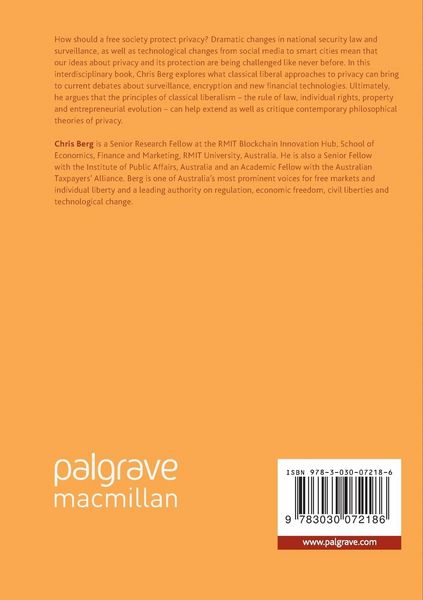 Produktbild: The Classical Liberal Case for Privacy in a World of Surveillance and Technological Change