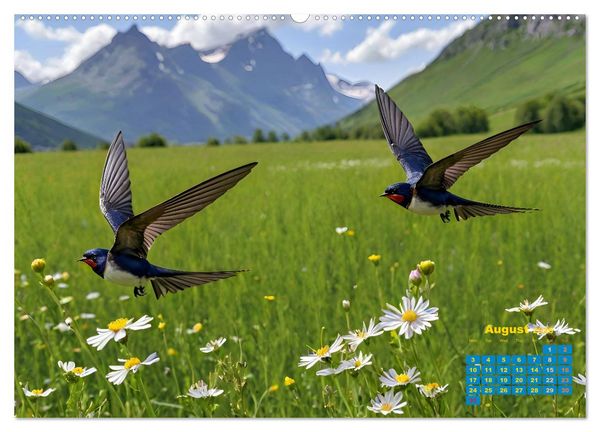 Produktbild: Singers from our regions - Our intimate nature (Wall Calendar 2026 DIN A2 landscape), CALVENDO 12 Month Wall Calendar