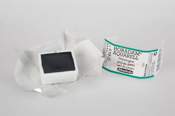 Produktbild: Schmincke Horadam Aquarell 1/2 N&auml;pfchen, Phthalogr&uuml;n