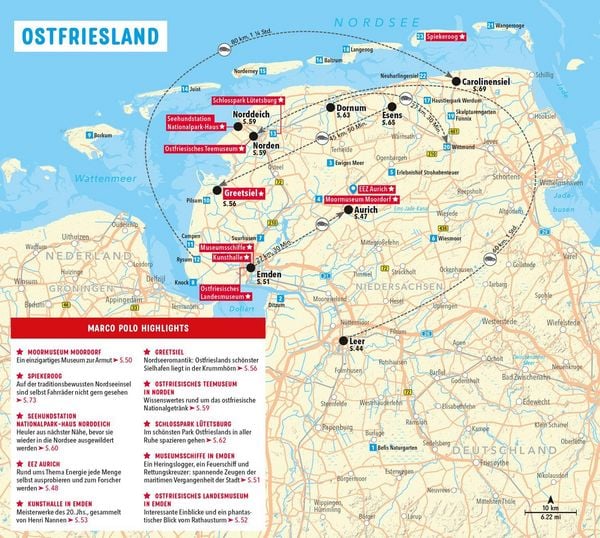 Produktbild: MARCO POLO Reisef&uuml;hrer Ostfriesland, Nordseek&uuml;ste Niedersachsen, Helgoland