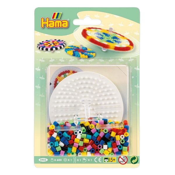 Hama Bügelperlen Starter Set Kreisel 600 Stück Blister