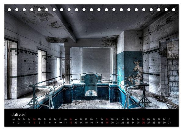 Produktbild: Verlassene Orte - Berlin - Brandenburg (Tischkalender 2026 DIN A5 quer), CALVENDO Monatskalender