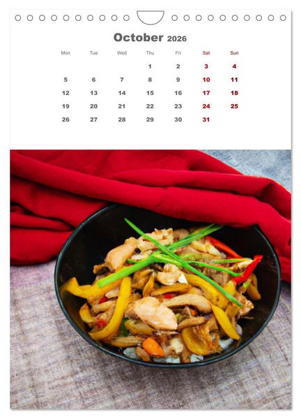 Produktbild: Culinary Creations (Wall Calendar 2026 DIN A4 portrait), CALVENDO 12 Month Wall Calendar