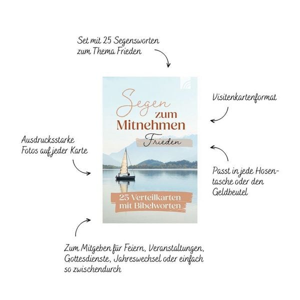Produktbild: Frieden - Segen zum Mitnehmen
