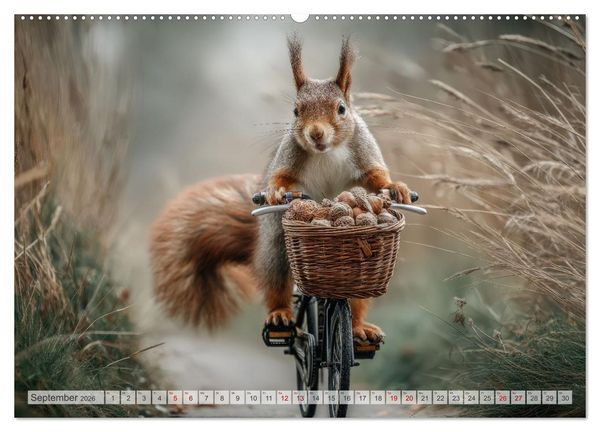 Produktbild: Hazelnuts Abenteuer (Wandkalender 2026 DIN A2 quer), CALVENDO Monatskalender