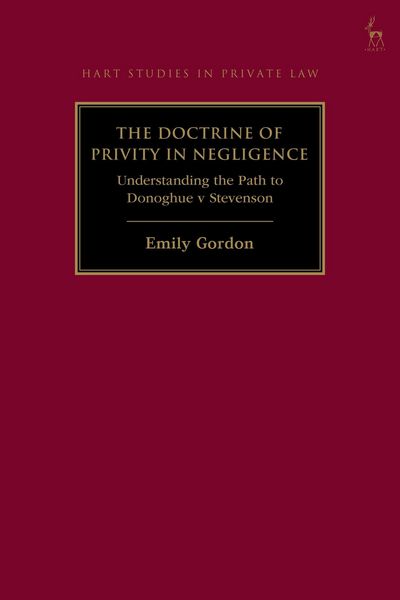 Produktbild: The Doctrine of Privity in Negligence