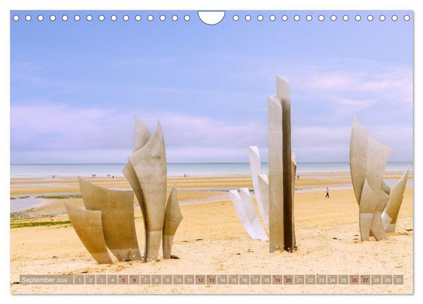 Produktbild: Normandie. Poesie in Frankreichs Norden (Wandkalender 2026 DIN A4 quer), CALVENDO Monatskalender