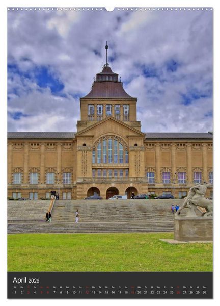 Produktbild: Stettin Szczecin (hochwertiger Premium Wandkalender 2026 DIN A2 hoch), Kunstdruck in Hochglanz