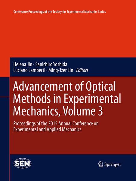 Produktbild: Advancement of Optical Methods in Experimental Mechanics, Volume 3