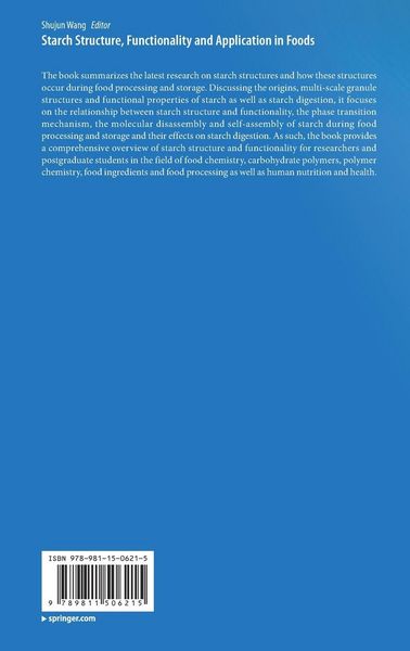 Produktbild: Starch Structure, Functionality and Application in Foods