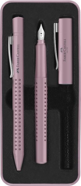 Produktbild: Faber-Castell F&uuml;ller M/Kuli Set Grip 2010 rose shadows