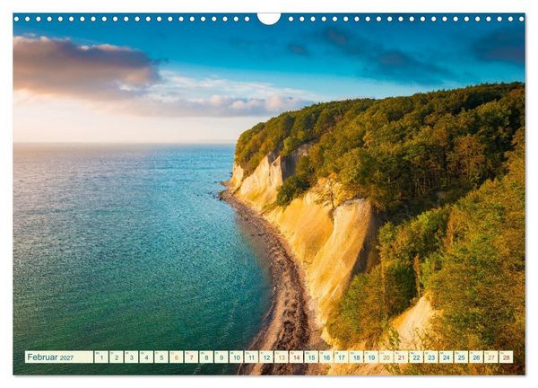 Produktbild: Insel R&uuml;gen - Malerische Kreidek&uuml;ste (Wandkalender 2027 DIN A3 quer), CALVENDO Monatskalender