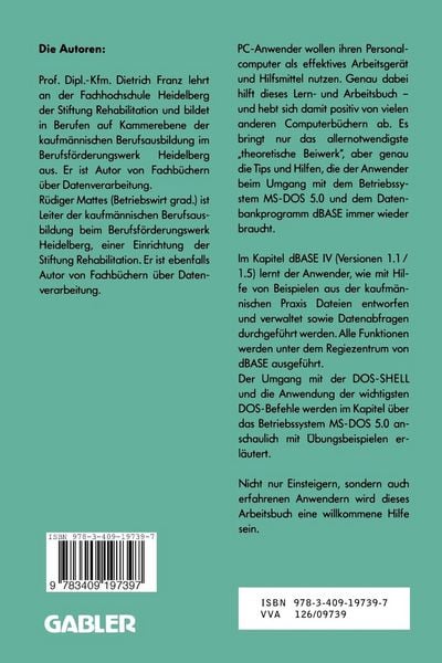 Produktbild: Das Wichtigste zu dBase IV unter MS-DOS 5.0