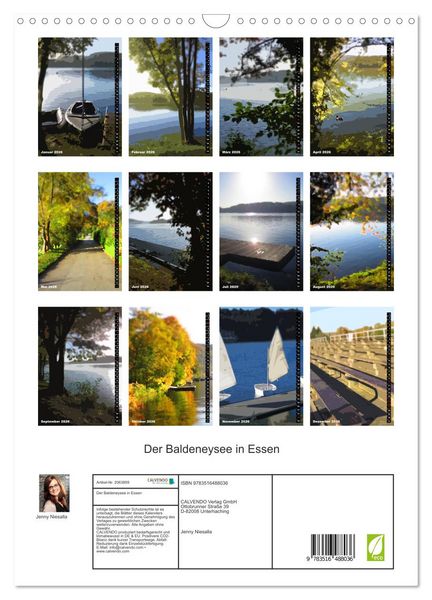 Produktbild: Der Baldeneysee in Essen (Wandkalender 2026 DIN A3 hoch), CALVENDO Monatskalender