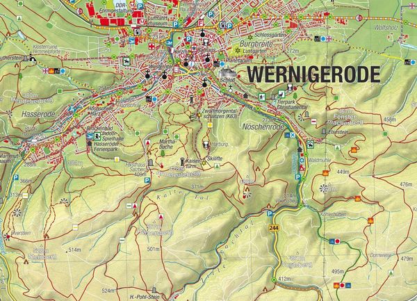 Produktbild: Markgraf, A: Wanderkarte Der Mittlere Harz 1:50.000