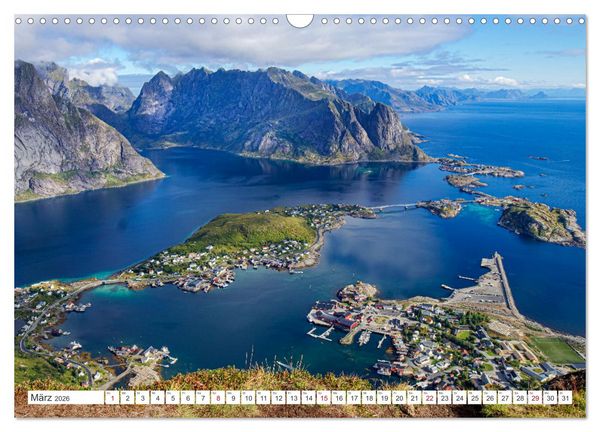 Produktbild: Magie des Nordens, Island und Norwegen (Wandkalender 2026 DIN A3 quer), CALVENDO Monatskalender