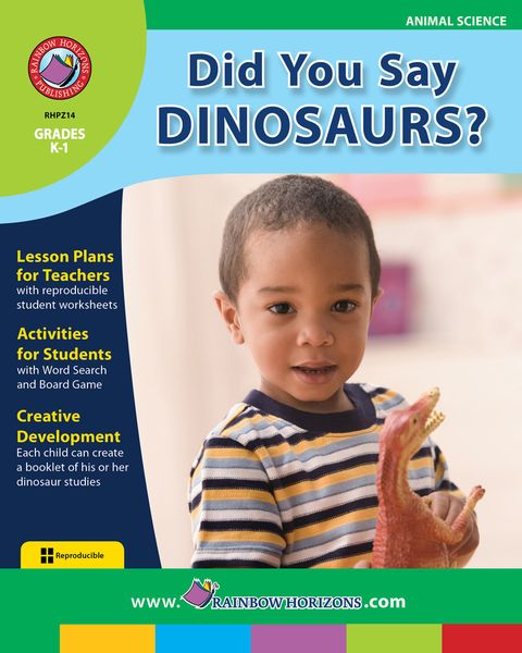 Produktbild: Did You Say Dinosaurs?