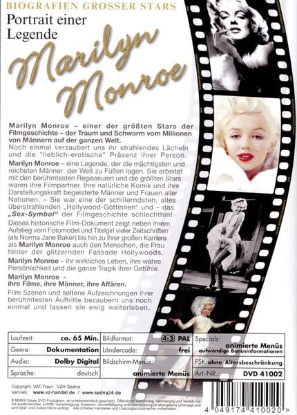Produktbild: Marilyn Monroe - Portrait einer Legende