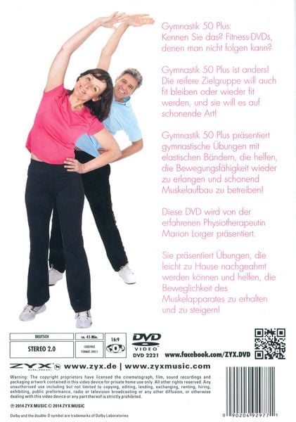 Produktbild: Gymnastik 50 Plus inkl. Gymnas