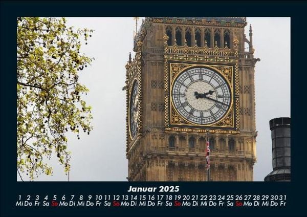 Produktbild: London 2025 Fotokalender DIN A5