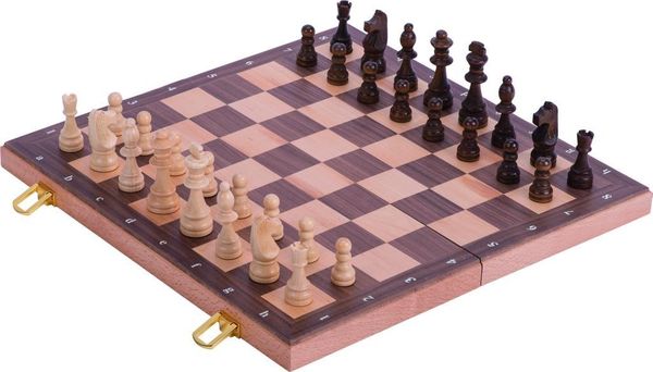 Goki 56922 - Schachspiel in Holzklappkassette