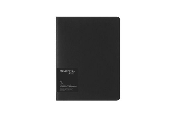 Produktbild: Moleskine Smart Cahier Journal, Extra Large, Plain, Black, Soft Cover (7.5 x 10)