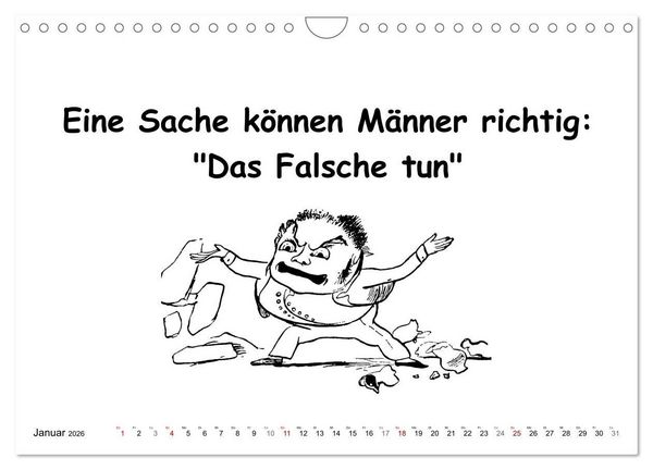 Produktbild: Was Frauen &uuml;ber M&auml;nner denken (Wandkalender 2026 DIN A4 quer), CALVENDO Monatskalender