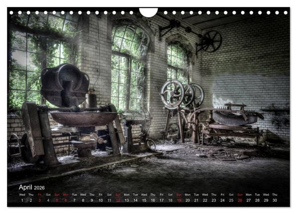 Produktbild: Lost Places HDR Beelitz II (Wall Calendar 2026 DIN A4 landscape), CALVENDO 12 Month Wall Calendar