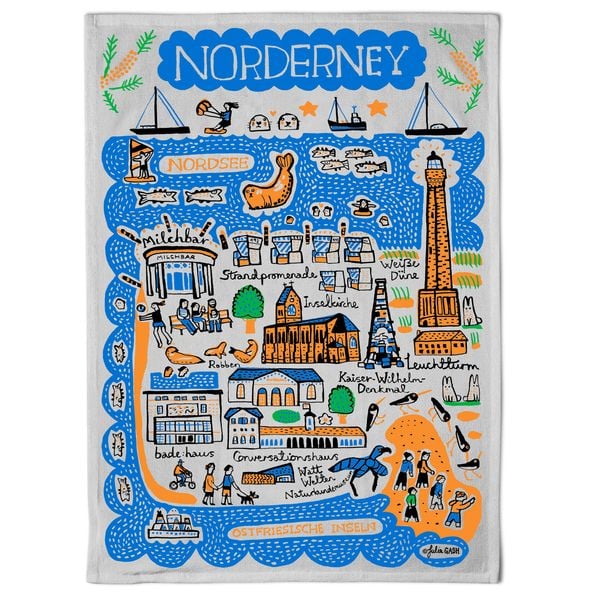Produktbild: Geschirrtuch "Norderney", 100% Baumwolle