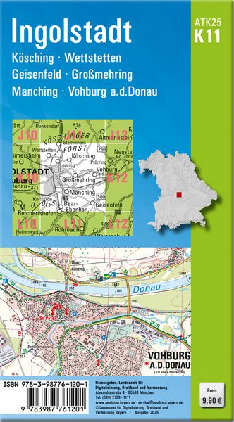 Produktbild: ATK25-K11 Ingolstadt (Amtliche Topographische Karte 1:25000)