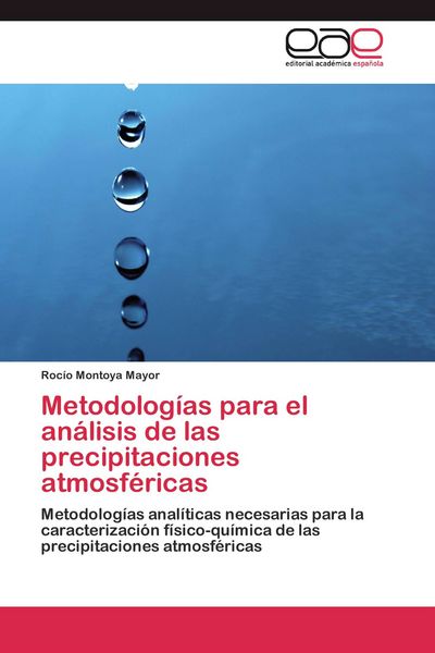 Produktbild: Metodolog&iacute;as para el an&aacute;lisis de las precipitaciones atmosf&eacute;ricas
