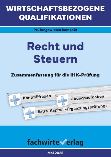 Produktbild: Wirtschaftsbezogene Qualifikationen: Recht und Steuern