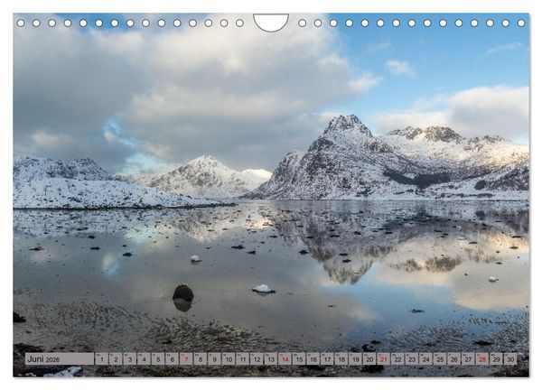 Produktbild: Lofoten ...ein Wintertraum (Wandkalender 2026 DIN A4 quer), CALVENDO Monatskalender
