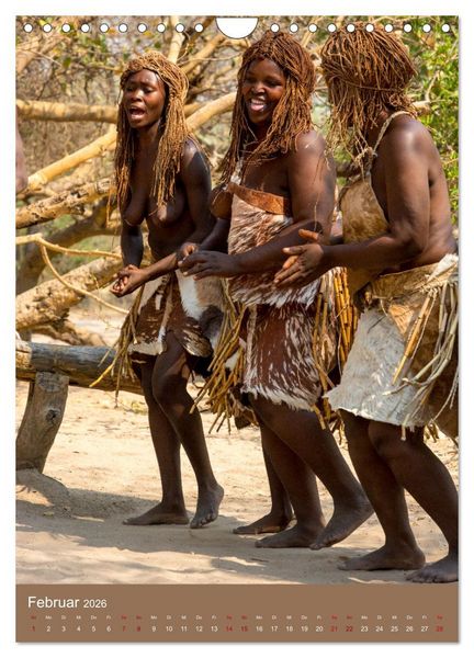 Produktbild: Beim Mbunza Volk - Namibia (Wandkalender 2026 DIN A4 hoch), CALVENDO Monatskalender