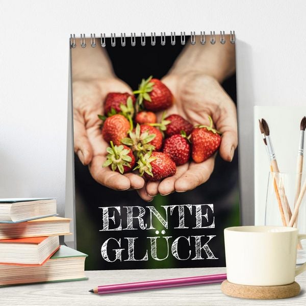Produktbild: Erntegl&uuml;ck (Tischkalender 2026 DIN A5 hoch), CALVENDO Monatskalender